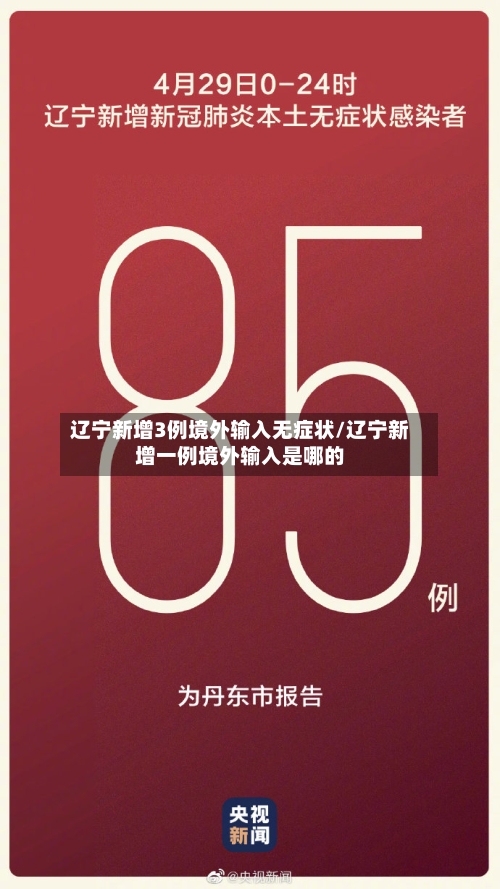 辽宁新增3例境外输入无症状/辽宁新增一例境外输入是哪的-第2张图片