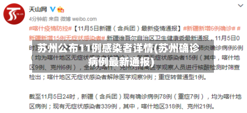 苏州公布11例感染者详情(苏州确诊病例最新通报)-第3张图片