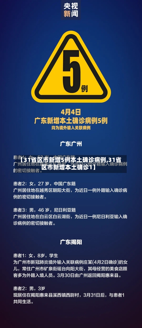 【31省区市新增5例本土确诊病例,31省区市新增本土确诊1】-第3张图片